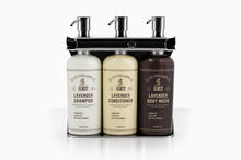 Load image into Gallery viewer, Polished Stainless Steel Triple Oval Bottle Amenity Fixture