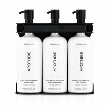 Load image into Gallery viewer, Triple 9 oz Oval Amenity Dispenser Kit