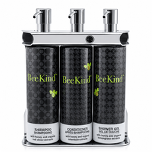 Load image into Gallery viewer, Triple 12 oz Cylinder Amenity Dispenser Kit