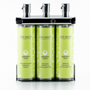 Triple 12 oz Cylinder Amenity Dispenser Kit