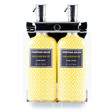 Load image into Gallery viewer, Polished Stainless Steel Double Oval Bottle Amenity Fixture
