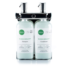 Load image into Gallery viewer, Polished Stainless Steel Double Oval Bottle Amenity Fixture