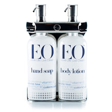 Load image into Gallery viewer, Polished Stainless Steel Double Oval Bottle Amenity Fixture
