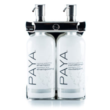 Load image into Gallery viewer, Polished Stainless Steel Double Oval Bottle Amenity Fixture