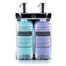 Load image into Gallery viewer, Polished Stainless Steel Double Oval Bottle Amenity Fixture