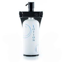 Load image into Gallery viewer, Black PVD Stainless Steel Single 9oz Oval Bottle Amenity Fixture