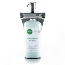 Load image into Gallery viewer, Brushed Stainless Steel Single Oval Bottle Amenity Fixture