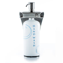 Load image into Gallery viewer, Brushed Stainless Steel Single Oval Bottle Amenity Fixture