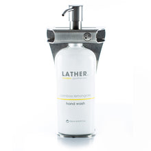 Load image into Gallery viewer, Brushed Stainless Steel Single Oval Bottle Amenity Fixture