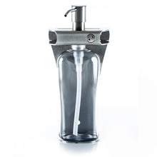 Load image into Gallery viewer, Brushed Stainless Steel Single Oval Bottle Amenity Fixture