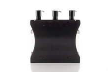 Load image into Gallery viewer, Black PVD Stainless Steel Triple 9oz Oval Bottle Amenity Fixture