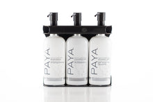 Load image into Gallery viewer, Black PVD Stainless Steel Triple 9oz Oval Bottle Amenity Fixture