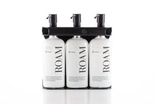 Load image into Gallery viewer, Black PVD Stainless Steel Triple 9oz Oval Bottle Amenity Fixture