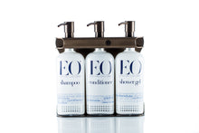 Load image into Gallery viewer, Bronze PVD Stainless Steel Triple 9oz Oval Bottle Amenity Fixture