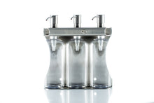 Load image into Gallery viewer, Brushed Stainless Steel Triple Oval Bottle Amenity Fixture