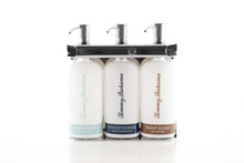 Load image into Gallery viewer, Polished Stainless Steel Triple Oval Bottle Amenity Fixture