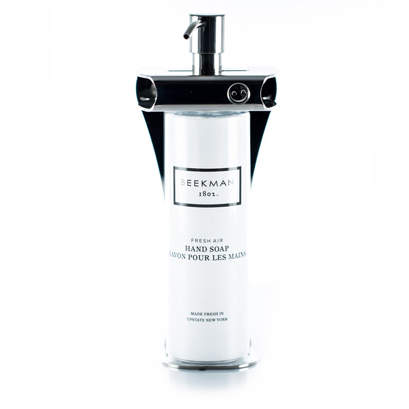 Single Amenity Fixture with 12 ounce cylinder bottle