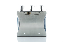 Load image into Gallery viewer, Brushed Stainless Steel Triple Oval Bottle Amenity Fixture
