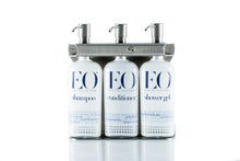 Load image into Gallery viewer, Brushed Stainless Steel Triple Oval Bottle Amenity Fixture