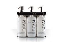 Load image into Gallery viewer, Polished Stainless Steel Triple Oval Bottle Amenity Fixture
