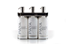 Load image into Gallery viewer, Polished Stainless Steel Triple Oval Bottle Amenity Fixture
