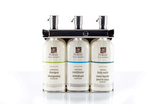 Load image into Gallery viewer, Polished Stainless Steel Triple Oval Bottle Amenity Fixture