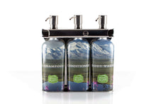 Load image into Gallery viewer, Polished Stainless Steel Triple Oval Bottle Amenity Fixture
