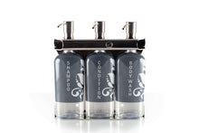 Load image into Gallery viewer, Polished Stainless Steel Triple Oval Bottle Amenity Fixture
