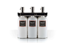 Load image into Gallery viewer, Polished Stainless Steel Triple Oval Bottle Amenity Fixture