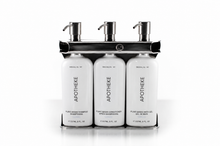 Load image into Gallery viewer, Polished Stainless Steel Triple Oval Bottle Amenity Fixture
