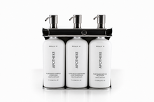 Load image into Gallery viewer, Polished Stainless Steel Triple Oval Bottle Amenity Fixture
