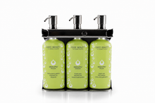 Load image into Gallery viewer, Polished Stainless Steel Triple Oval Bottle Amenity Fixture
