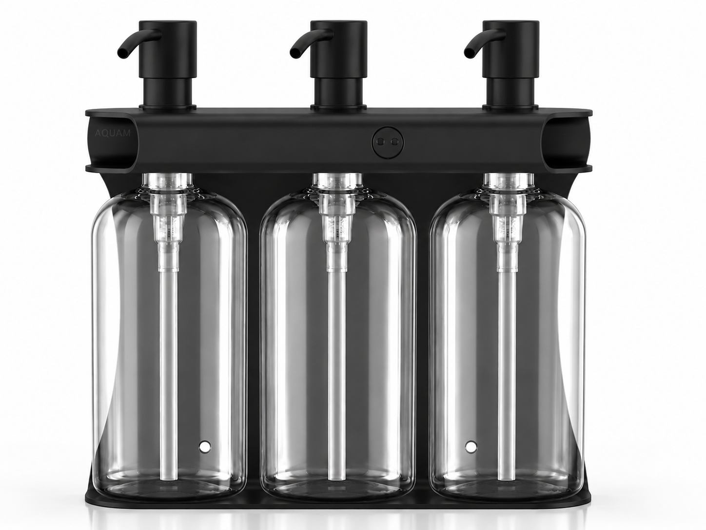 Polished Triple 9 oz Oval Amenity Dispenser Kit | Aquamenities