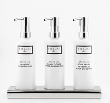 Load image into Gallery viewer, Triple 12 oz Cylinder Countertop Amenity Kit
