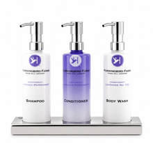 Load image into Gallery viewer, Triple 12 oz Cylinder Countertop Amenity Kit

