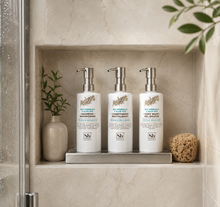 Load image into Gallery viewer, Triple 12 oz Cylinder Countertop Amenity Kit
