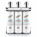 Triple 12 oz Cylinder Amenity Dispenser Kit