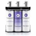 Triple 12 oz Cylinder Amenity Dispenser Kit