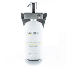 Load image into Gallery viewer, Brushed Stainless Steel Single Oval Bottle Amenity Fixture
