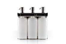 Load image into Gallery viewer, Polished Stainless Steel Triple Oval Bottle Amenity Fixture
